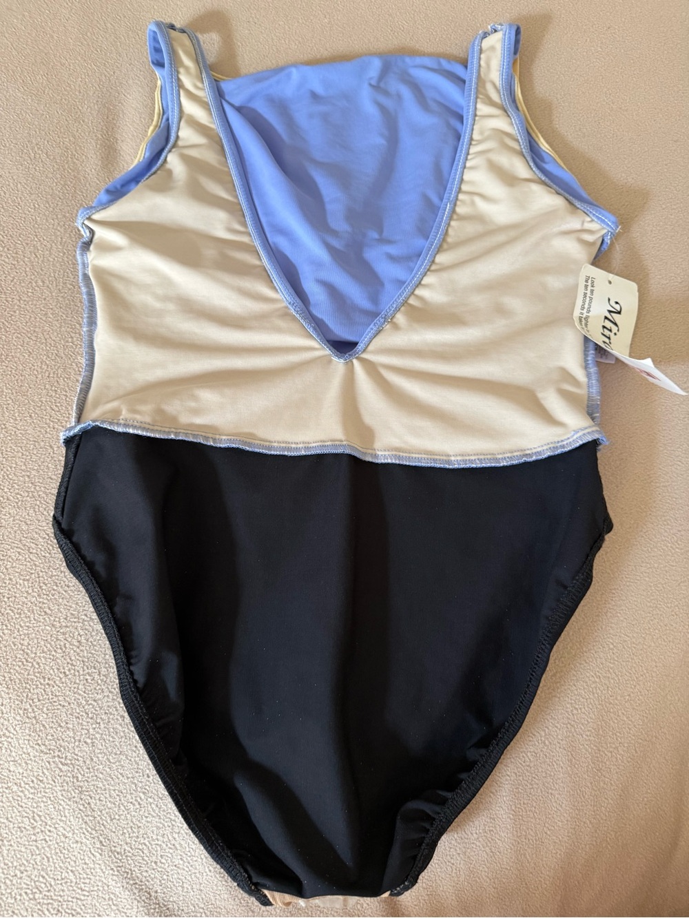 Miraclesuit Size 12 One Piece Swimsuit Tummy Control Colorblock DEFECT - Picture 12 of 16